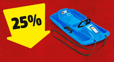 Ein gelber Pfeil mit 25% zeigt auf einen blauen Lenkbob